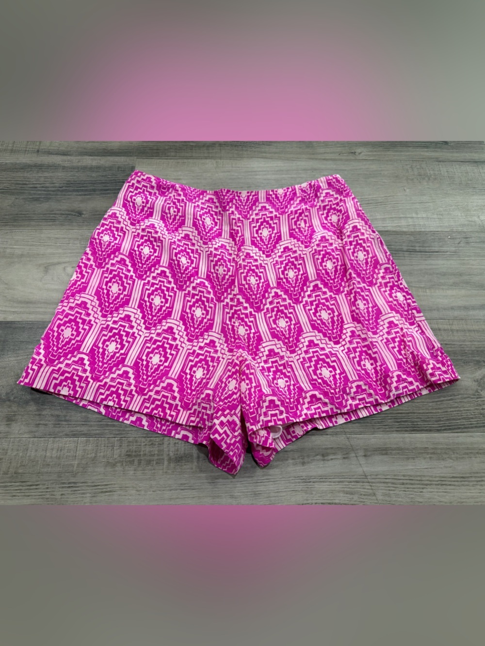 Amanda Uprichard Silk Printed Shorts